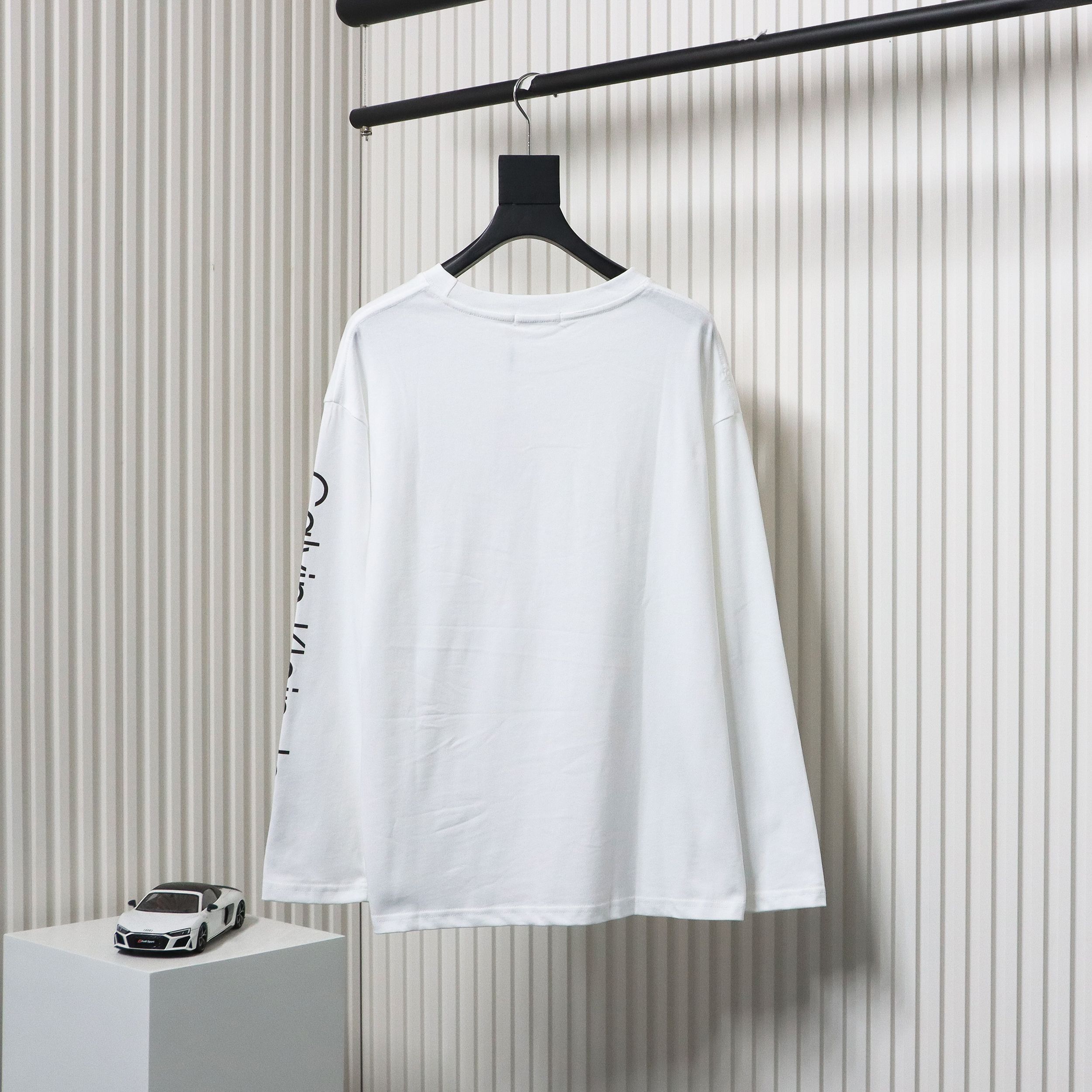 Calvin Klein Small Label Long Sleeve White