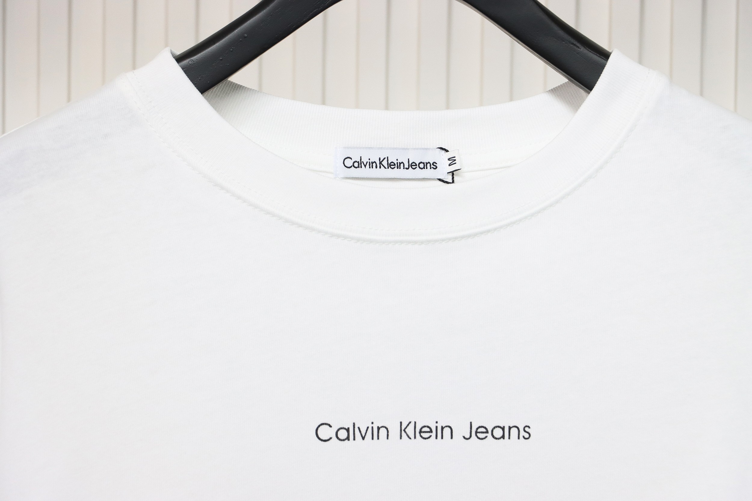 Calvin Klein Small Label Long Sleeve White