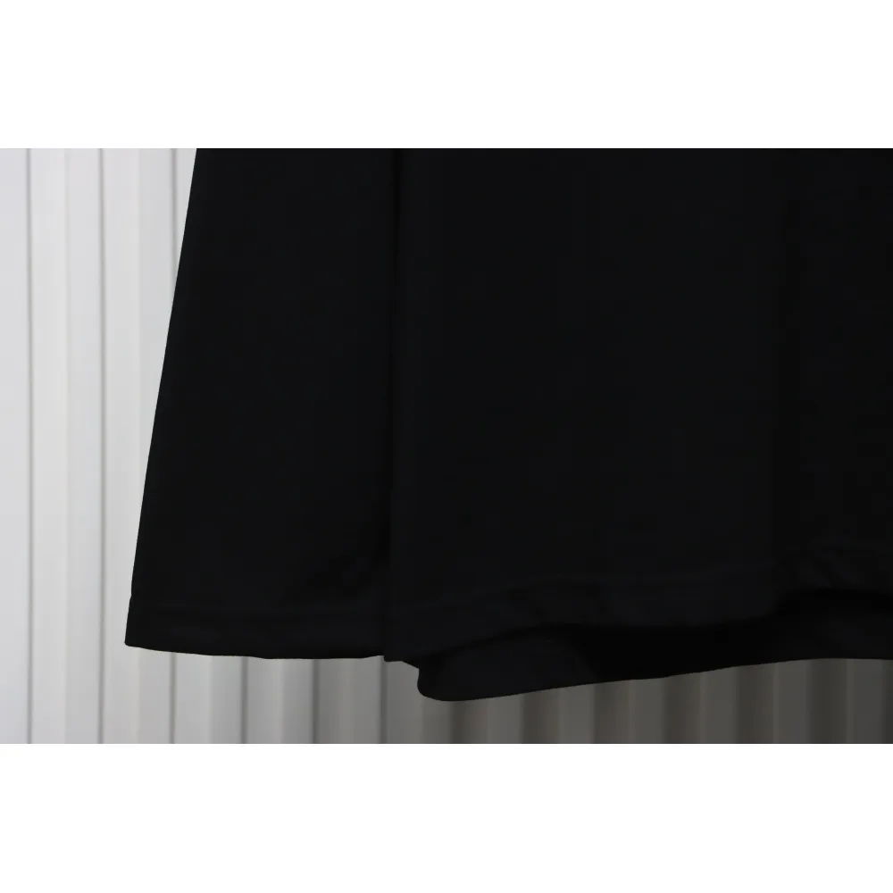 Calvin Klein Small Logo Basic Round Neck Long Sleeve Black