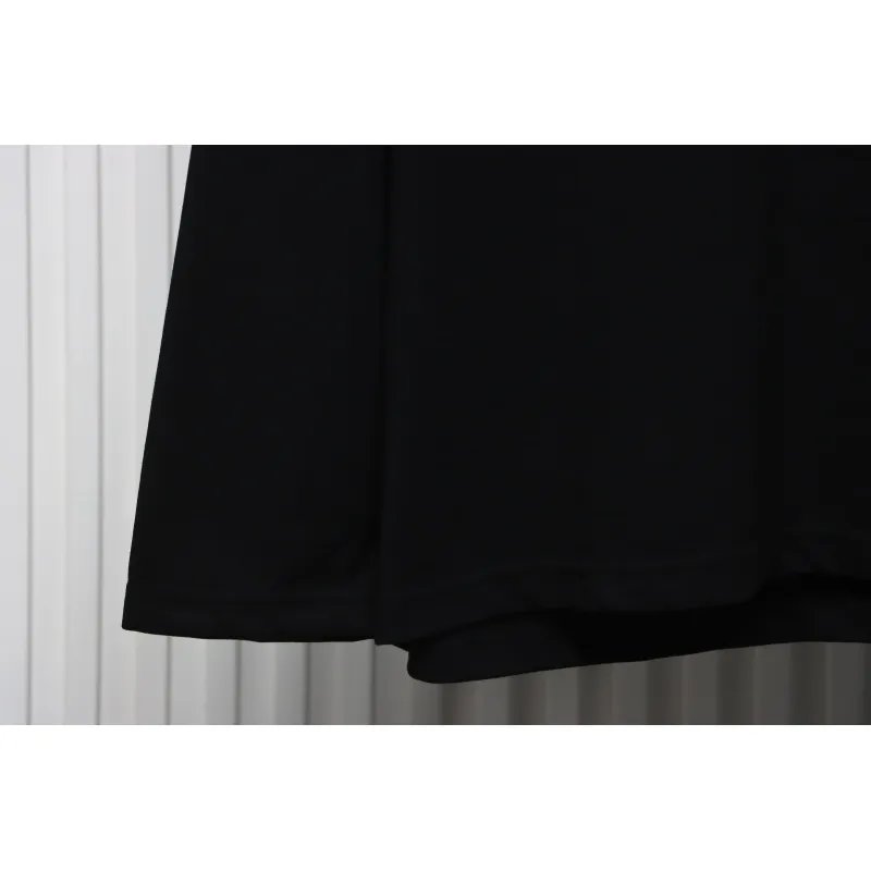 Calvin Klein Small Logo Basic Round Neck Long Sleeve Black