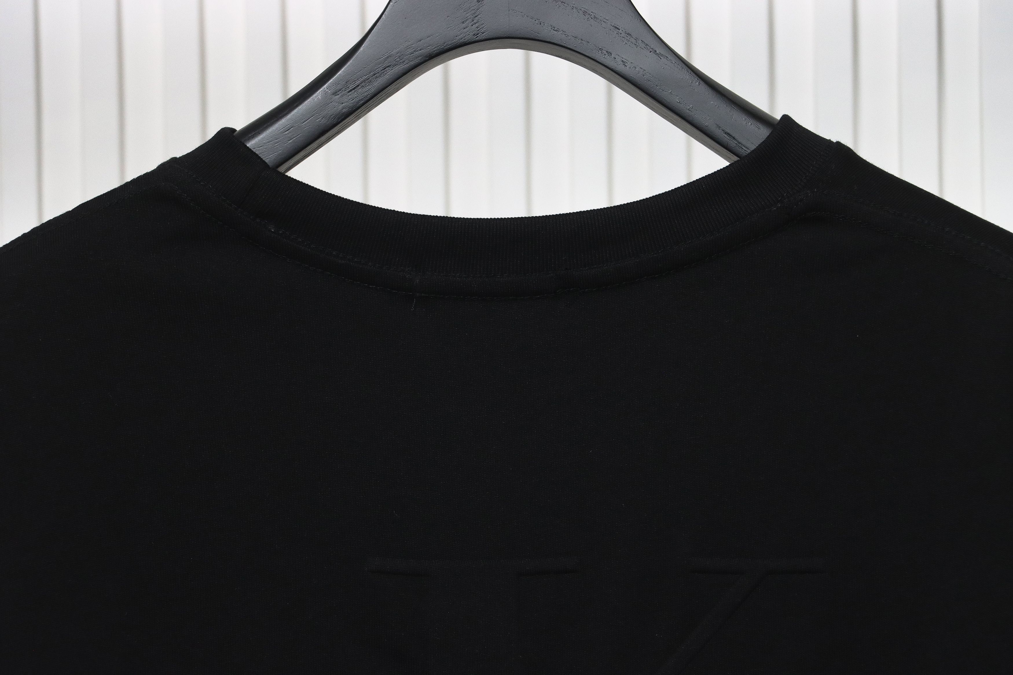 Calvin Klein Small Logo Basic Round Neck Long Sleeve Black