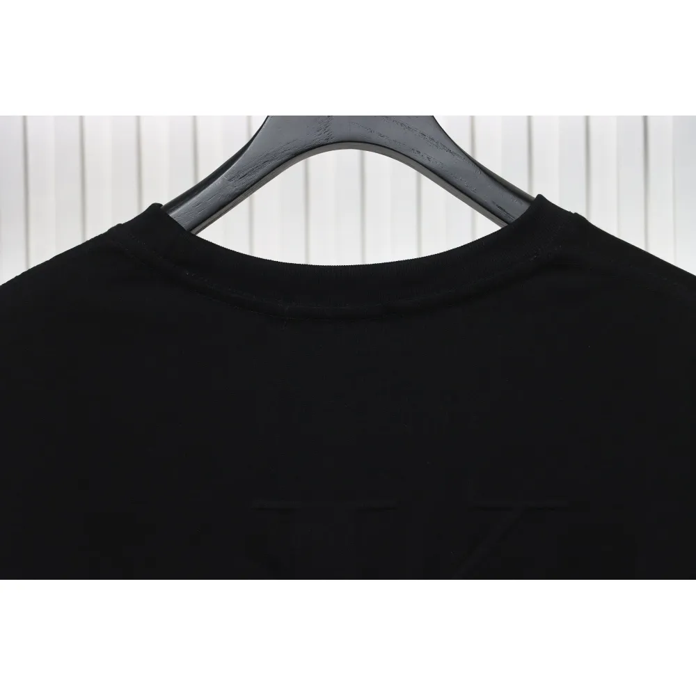 Calvin Klein Small Logo Basic Round Neck Long Sleeve Black