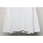 Calvin Klein Small Logo Basic Round Neck Long Sleeve White