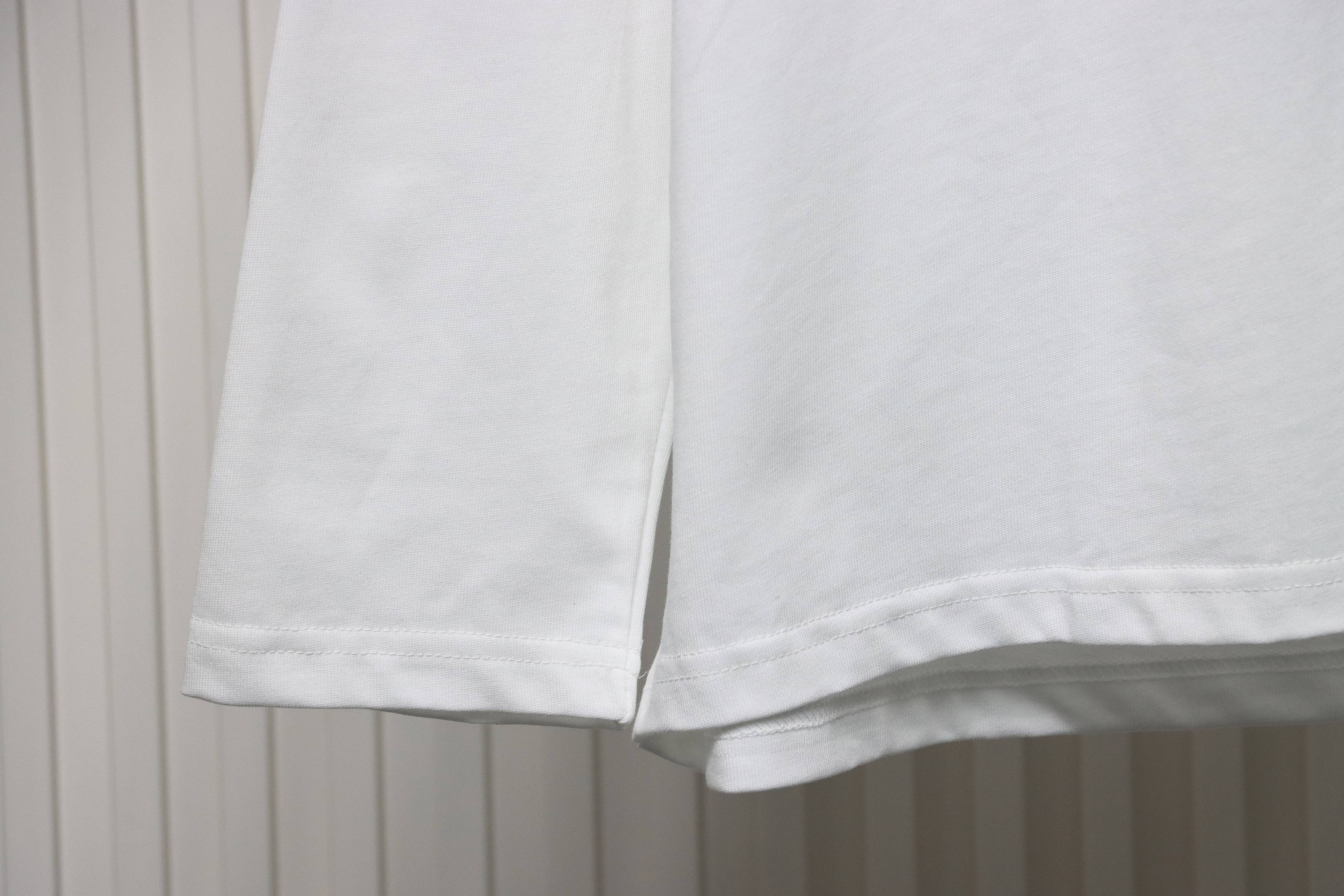 Calvin Klein Small Logo Basic Round Neck Long Sleeve White