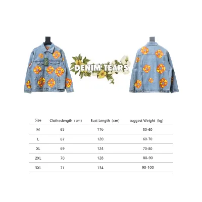Denim Tears Washed Flame Denim Jacket Blue 02