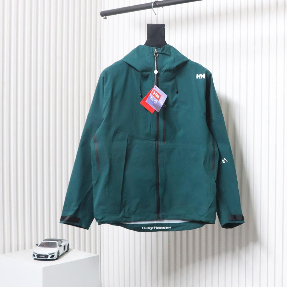 Helly Hansen HH Outdoor Mountaineering Cold And Windproof H2 Hard Shell Jacket Green