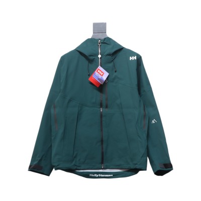 Helly Hansen HH Outdoor Mountaineering Cold And Windproof H2 Hard Shell Jacket Green 01