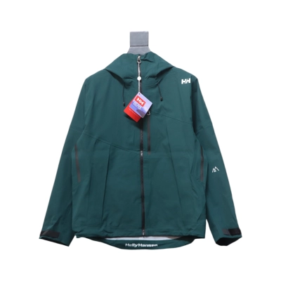 Helly Hansen HH Outdoor Mountaineering Cold And Windproof H2 Hard Shell Jacket Green 01