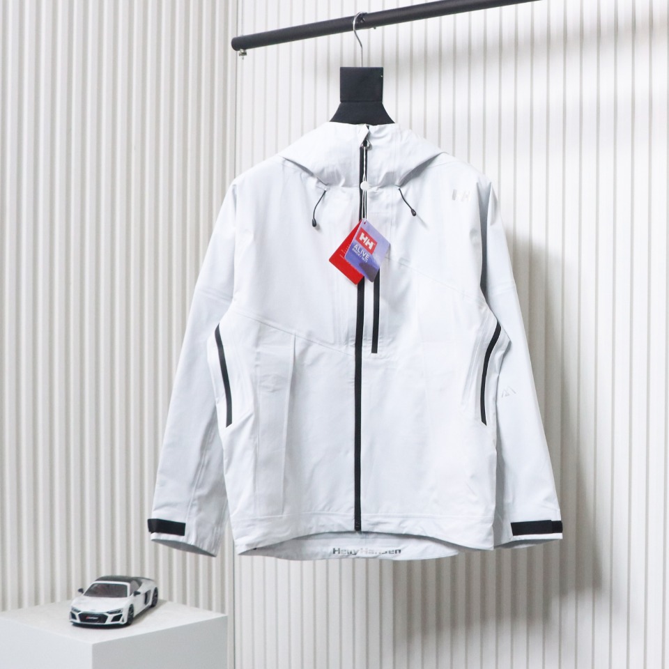 Helly Hansen HH Outdoor Mountaineering Cold And Windproof H2 Hard Shell Jacket White