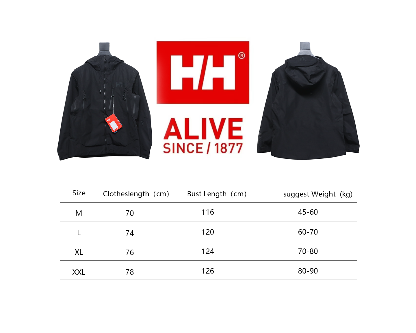 Helly Hansen New Odin Hard Shell Outdoor Hooded Jacket Black