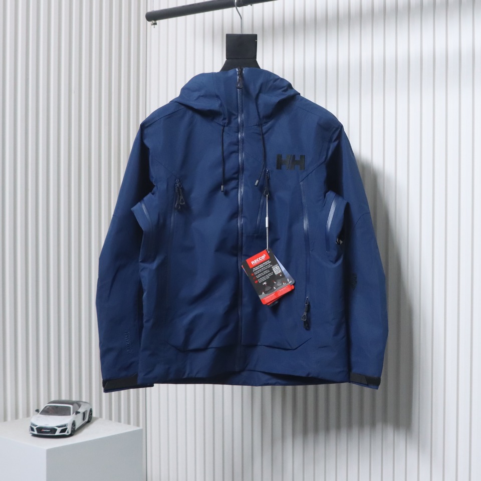 Helly Hansen New Odin Hard Shell Outdoor Hooded Jacket Blue