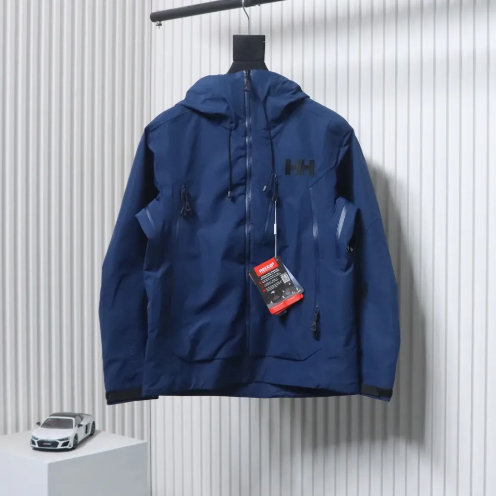 Helly Hansen New Odin Hard Shell Outdoor Hooded Jacket Blue