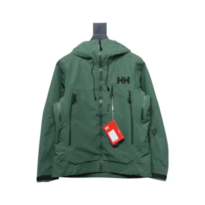 Helly Hansen New Odin Hard Shell Outdoor Hooded Jacket Green 01