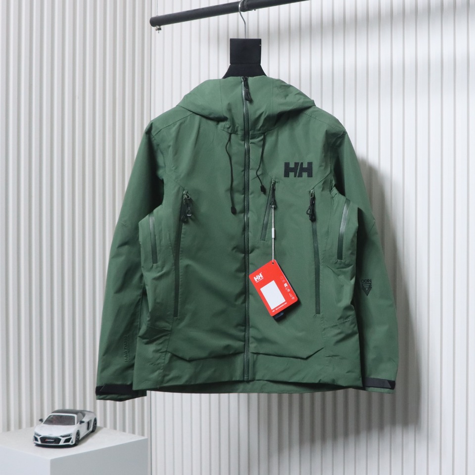 Helly Hansen New Odin Hard Shell Outdoor Hooded Jacket Green