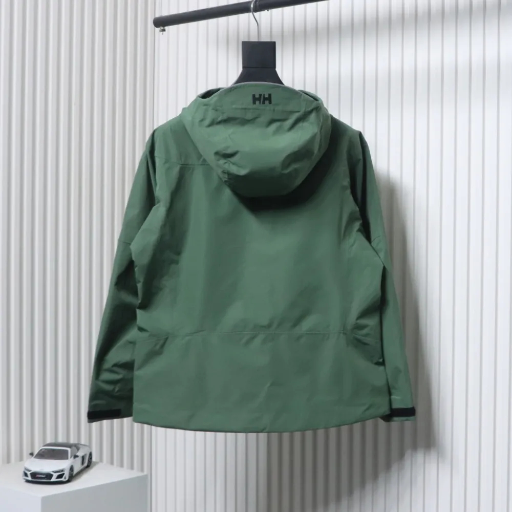 Helly Hansen New Odin Hard Shell Outdoor Hooded Jacket Green