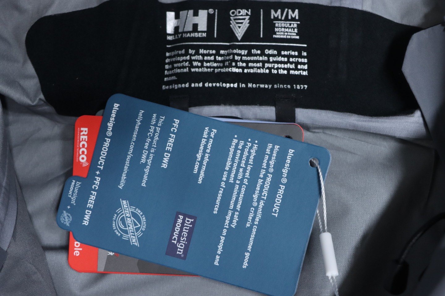 Helly Hansen New Odin Hard Shell Outdoor Hooded Jacket Grey