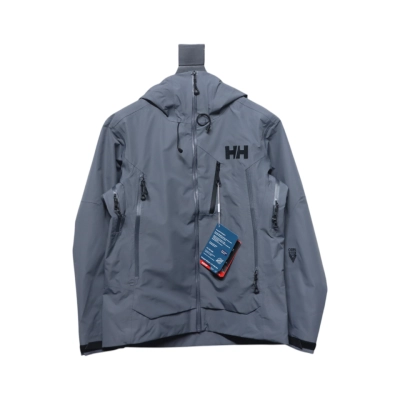 Helly Hansen New Odin Hard Shell Outdoor Hooded Jacket Grey 01