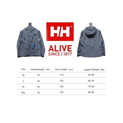 Helly Hansen New Odin Hard Shell Outdoor Hooded Jacket Grey 02