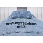 Maison Margiela 24Fw Corner Stitching Back Inverted Lettering Denim Jacket