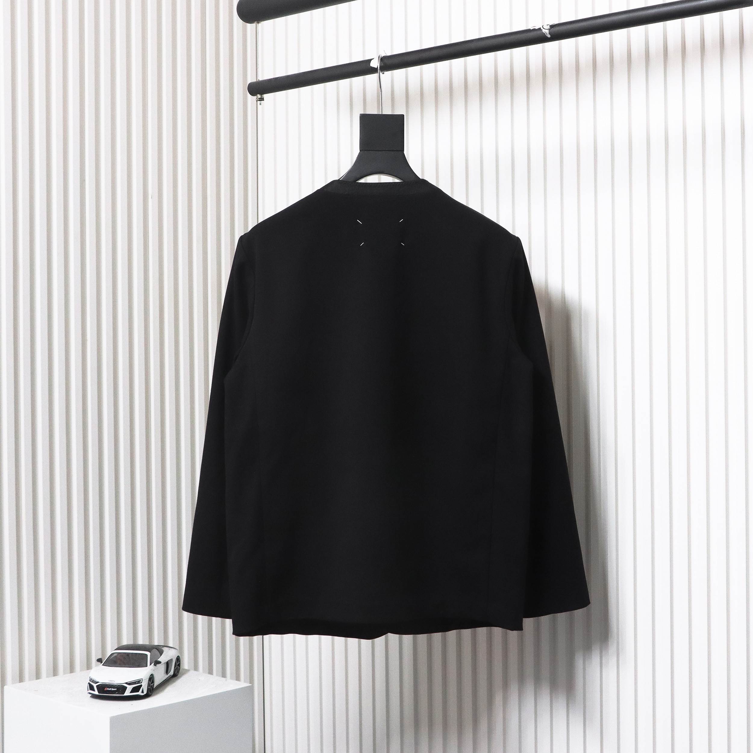 Maison Margiela 24Fw Wool Blend Collarless Blazer