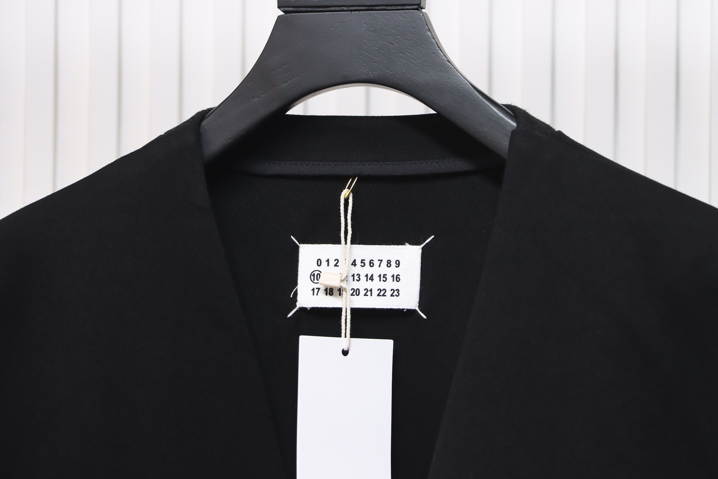 Maison Margiela 24Fw Wool Blend Collarless Blazer