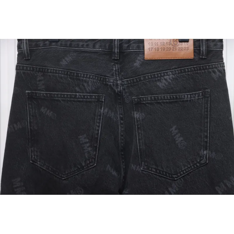 Maison Margiela All Over Logo Jeans