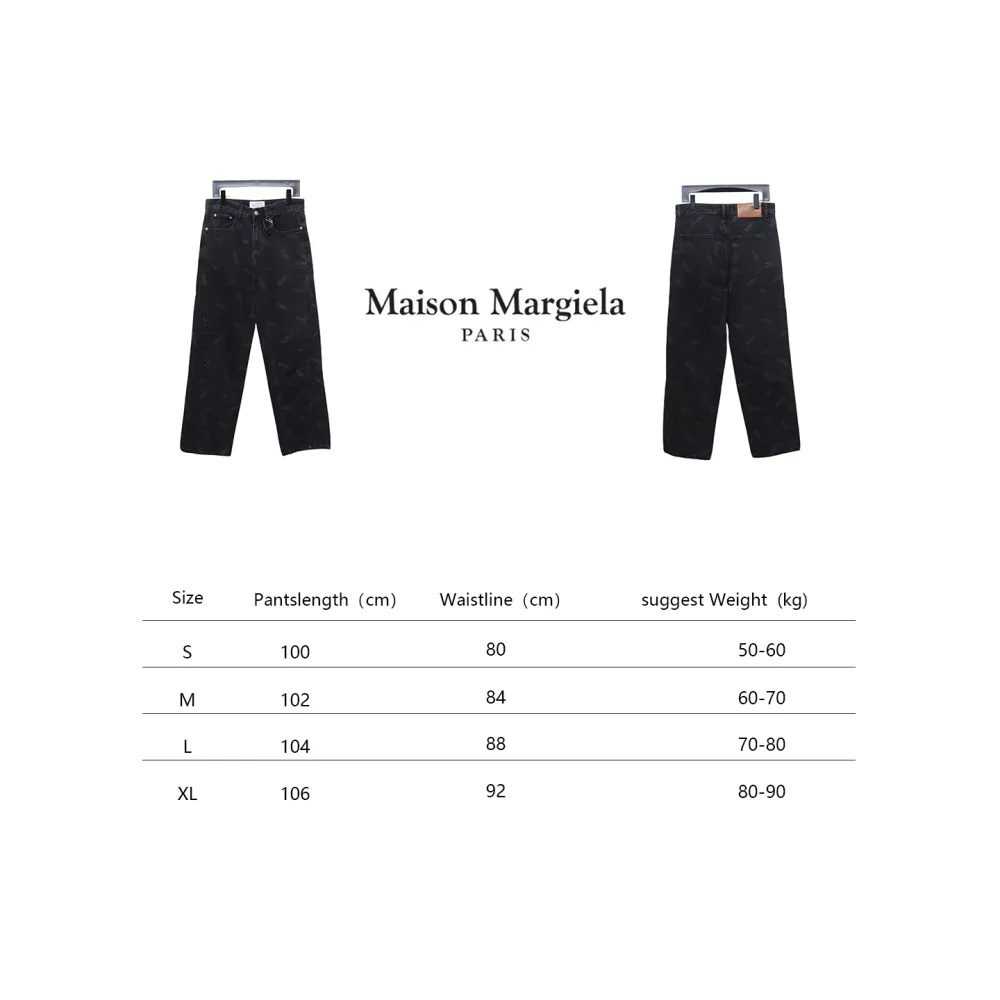 Maison Margiela All Over Logo Jeans