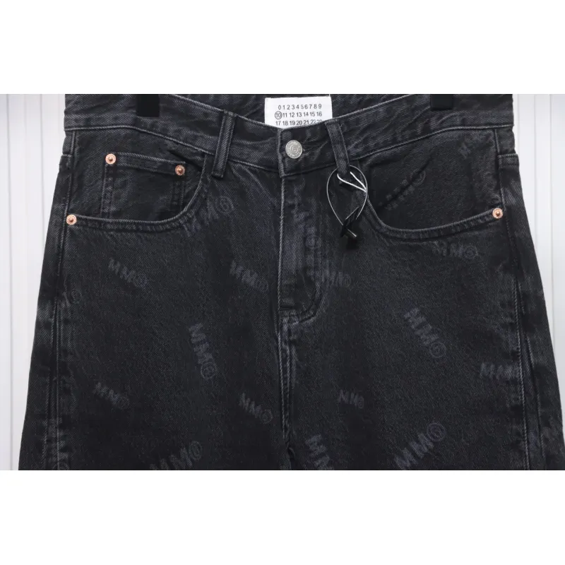 Maison Margiela All Over Logo Jeans