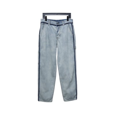 Maison Margiela Ice Blue Denim Trousers 01