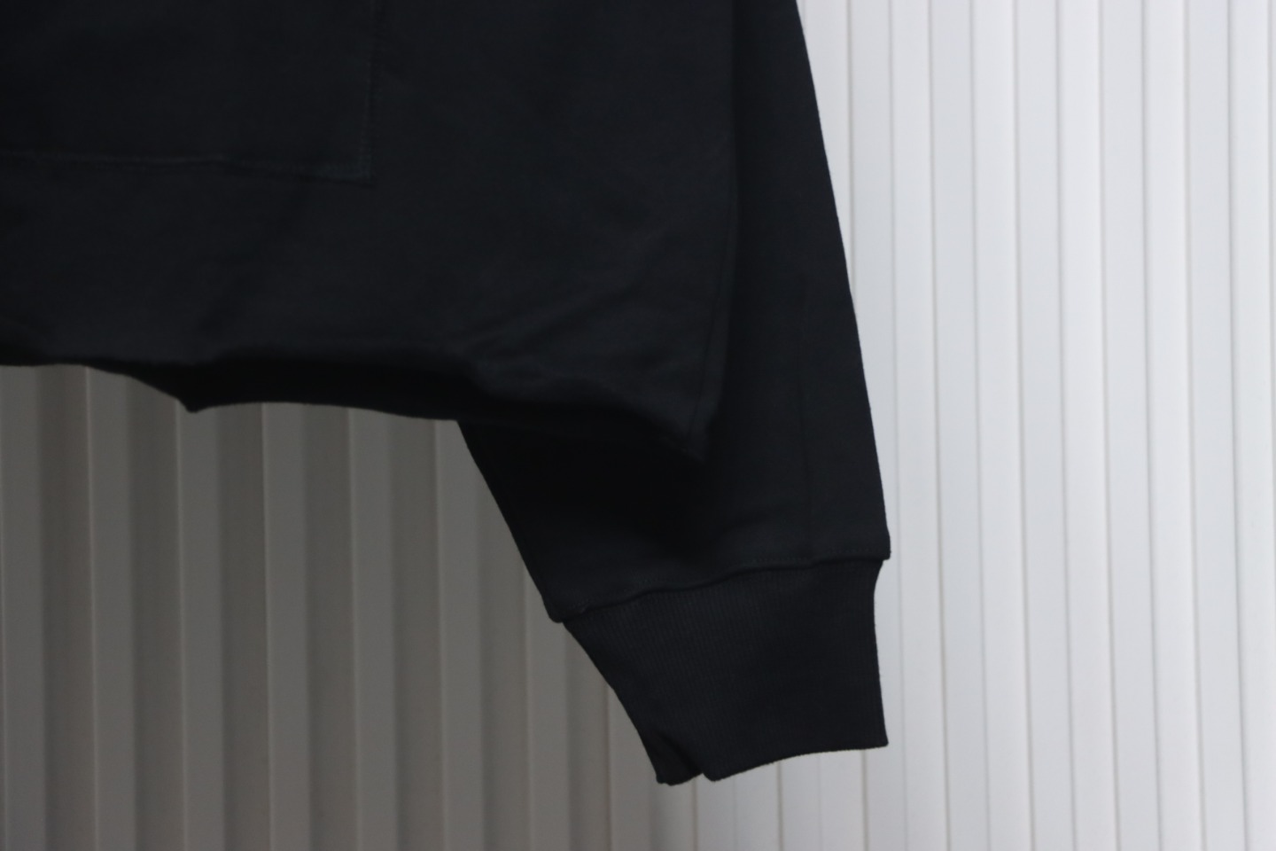 Maison Margiela MM6 23FW Margiela Fluorescent Lettering Hooded Hoodie Black