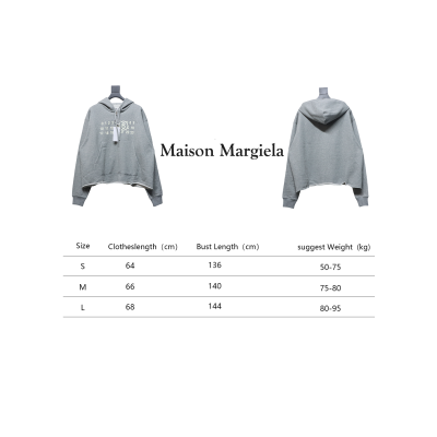 Maison Margiela MM6 23FW Margiela Fluorescent Lettering Hooded Hoodie Grey 02