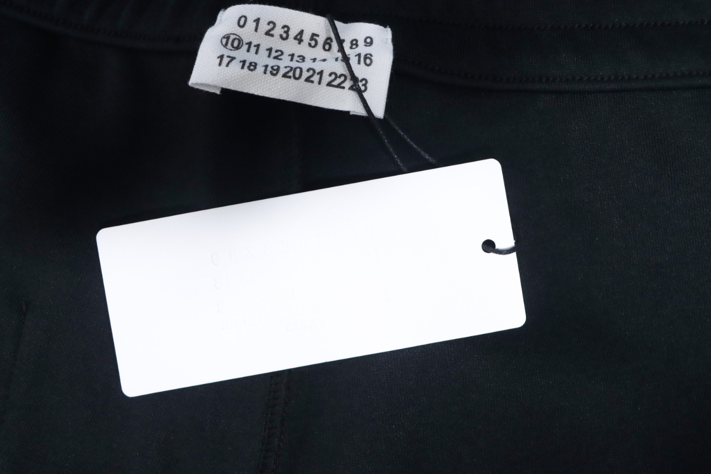 Maison Margiela MM6 Lettering Embroidered Trousers Black