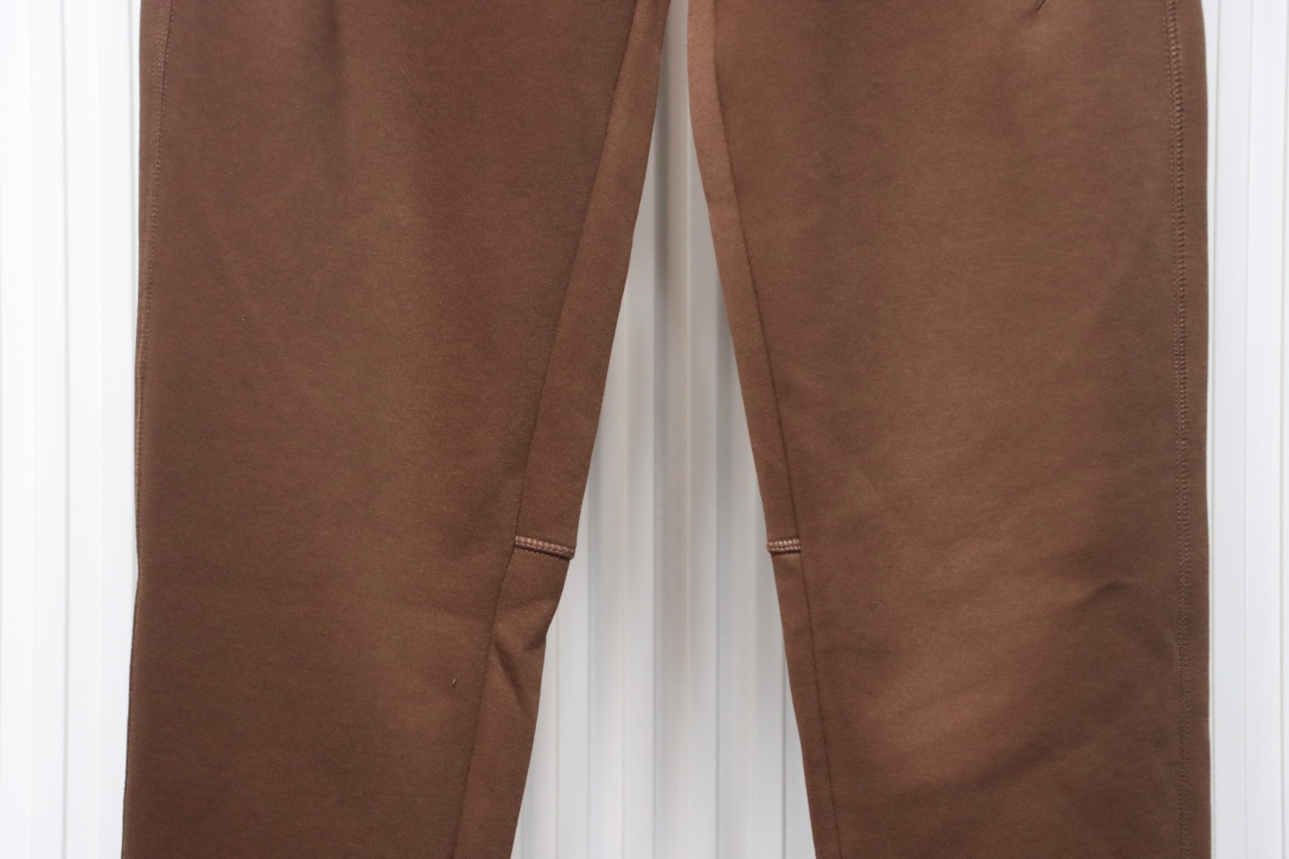 Maison Margiela MM6 Lettering Embroidered Trousers Brown