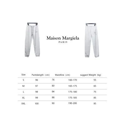 Maison Margiela MM6 Lettering Embroidered Trousers White 02