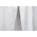 Maison Margiela MM6 Lettering Embroidered Trousers White
