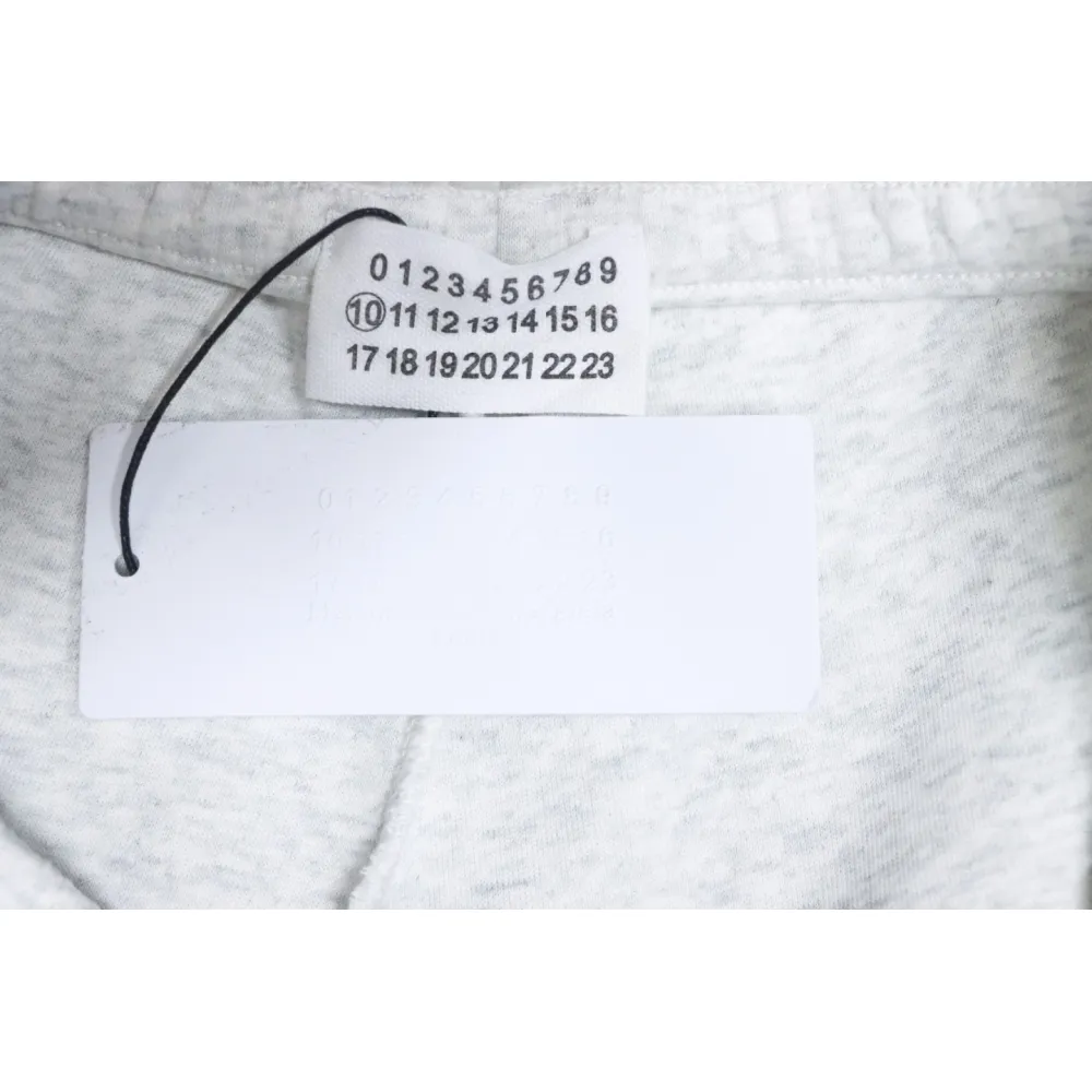 Maison Margiela MM6 Lettering Embroidered Trousers White