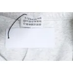 Maison Margiela MM6 Lettering Embroidered Trousers White