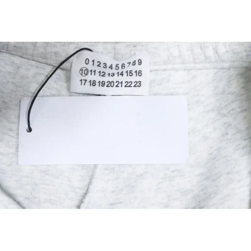 Maison Margiela MM6 Lettering Embroidered Trousers White