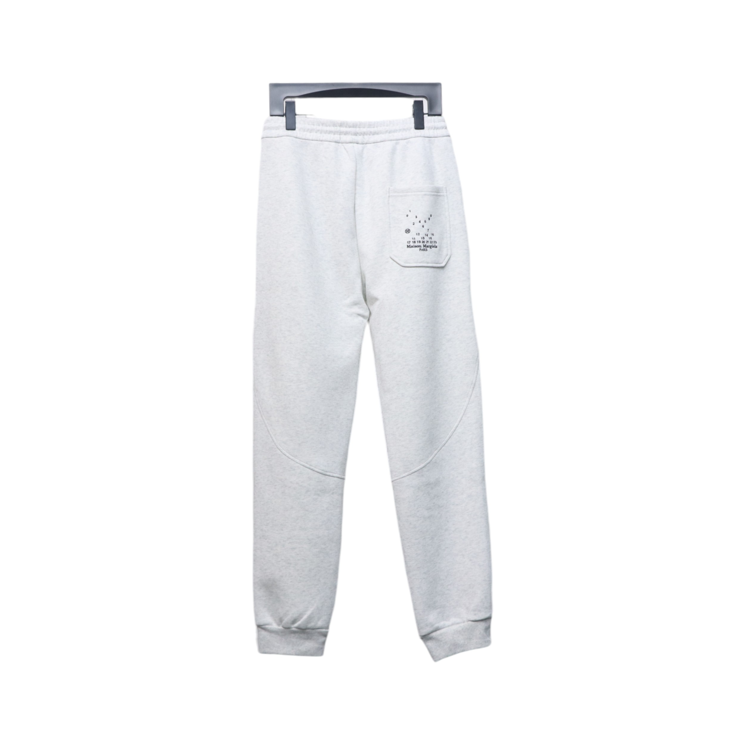 Maison Margiela MM6 Lettering Embroidered Trousers White