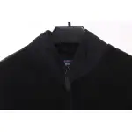 Patagonia Chest Pocket Polar Fleece Stand Collar Jacket Black