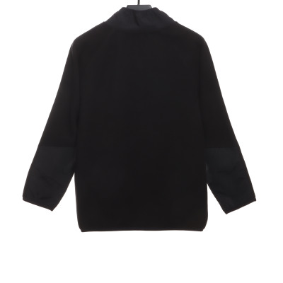 Patagonia Chest Pocket Polar Fleece Stand Collar Jacket Black 02