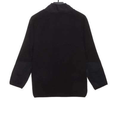 Patagonia Chest Pocket Polar Fleece Stand Collar Jacket Black 02