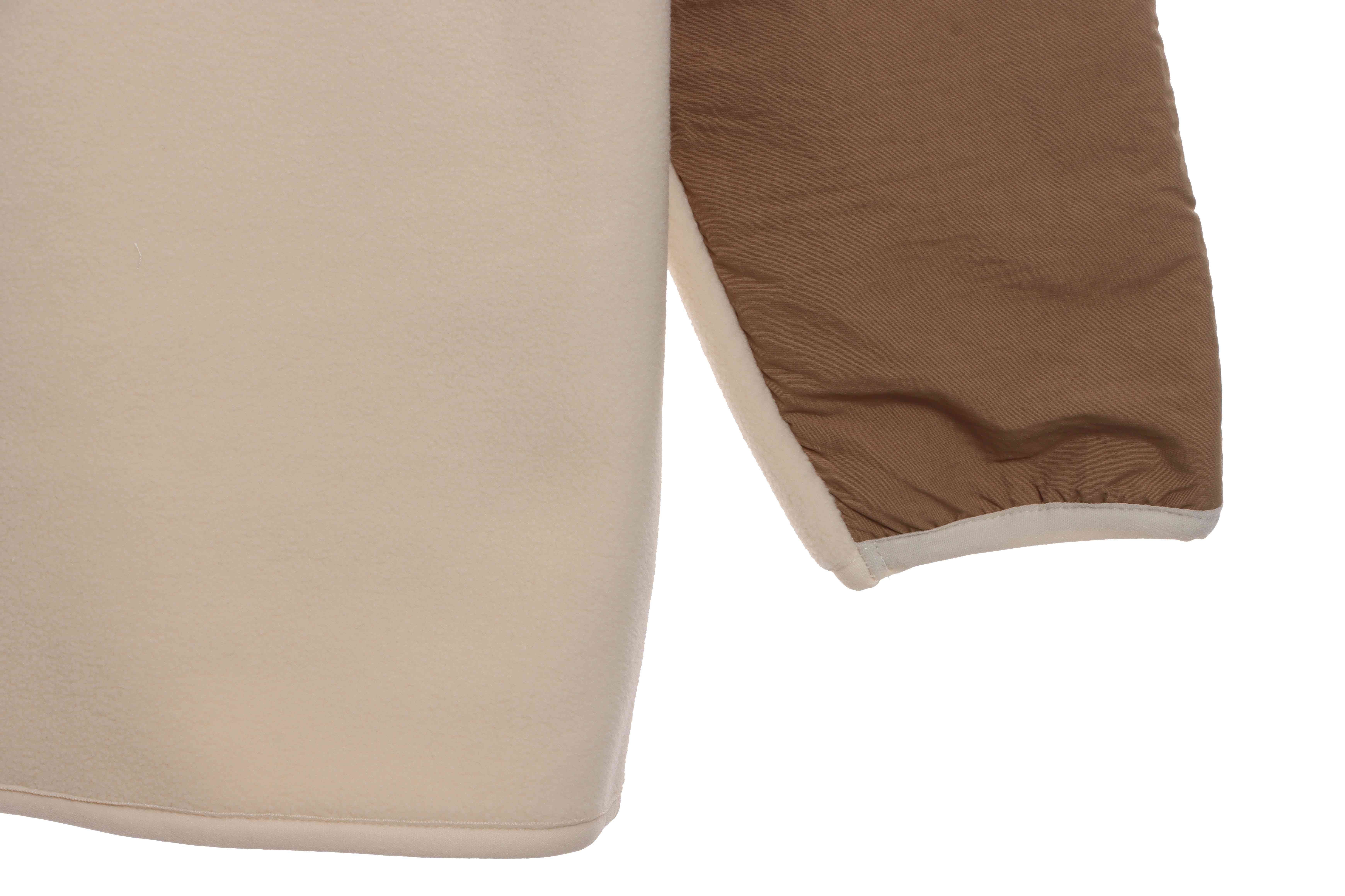 Patagonia Chest Pocket Polar Fleece Stand Collar Jacket Khaki