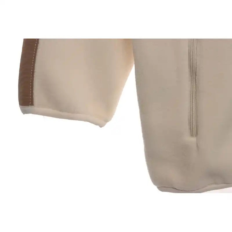 Patagonia Chest Pocket Polar Fleece Stand Collar Jacket Khaki