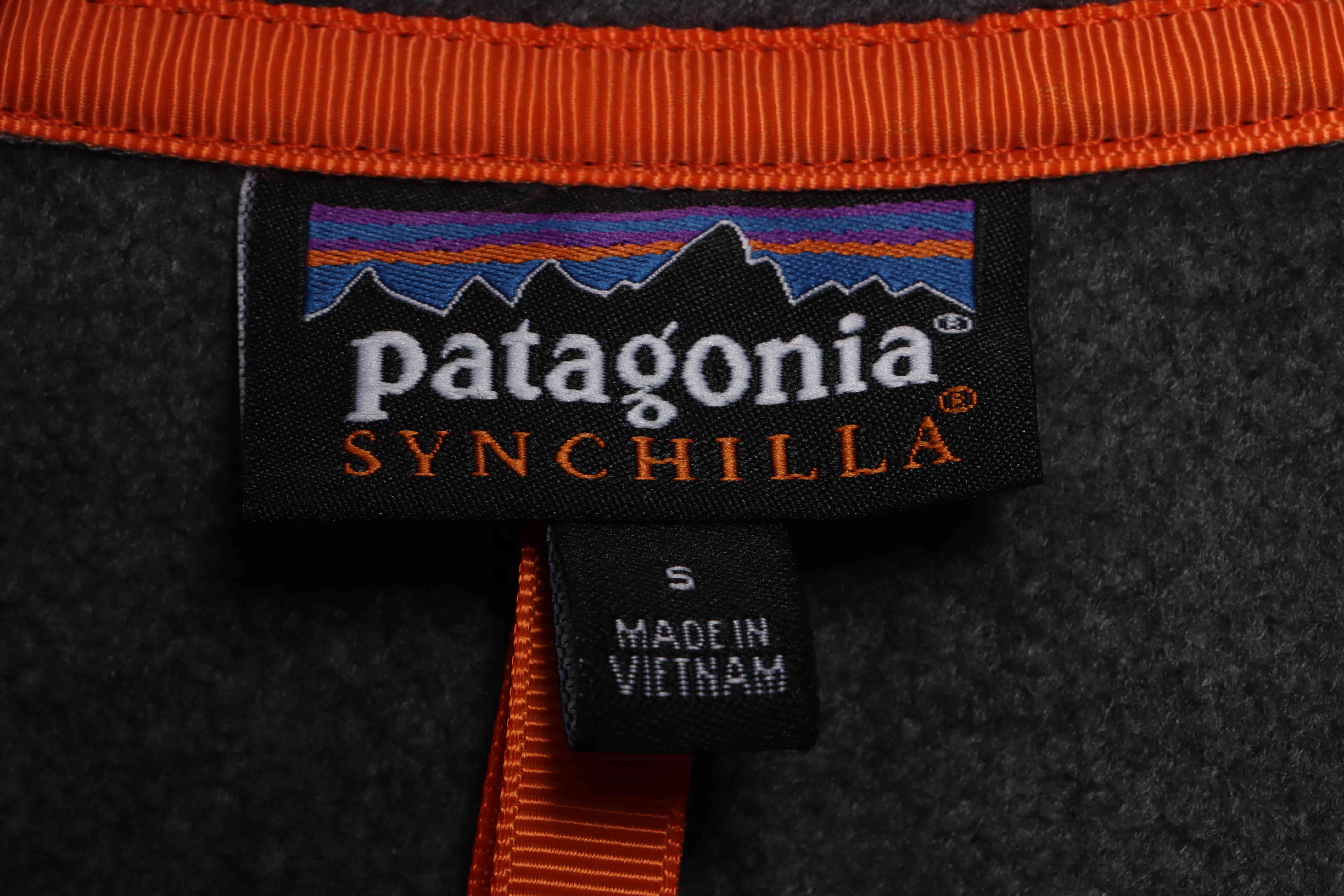 Patagonia Contrast Color Pocket Fleece Grey Green