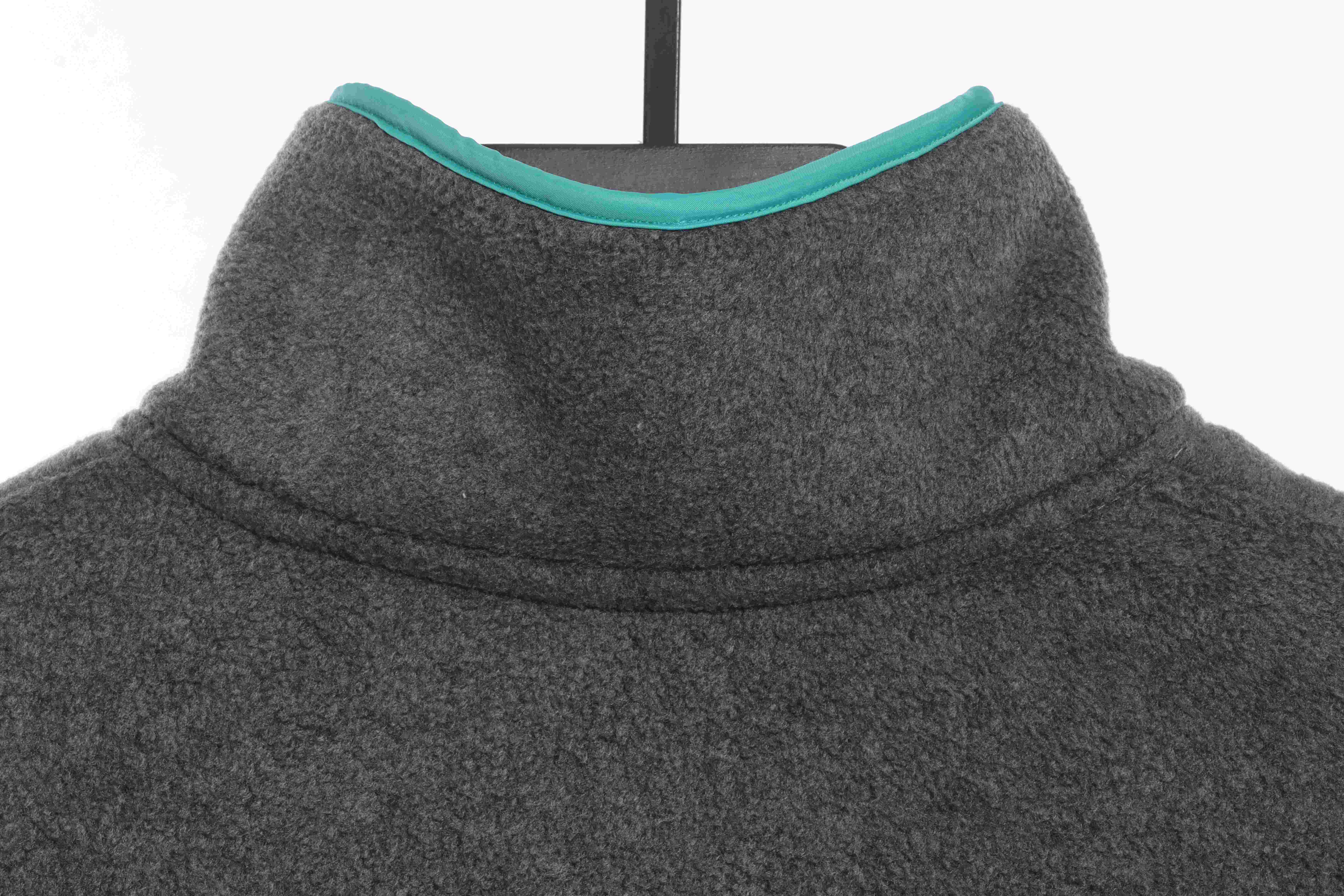 Patagonia Contrast Color Pocket Fleece Grey Green