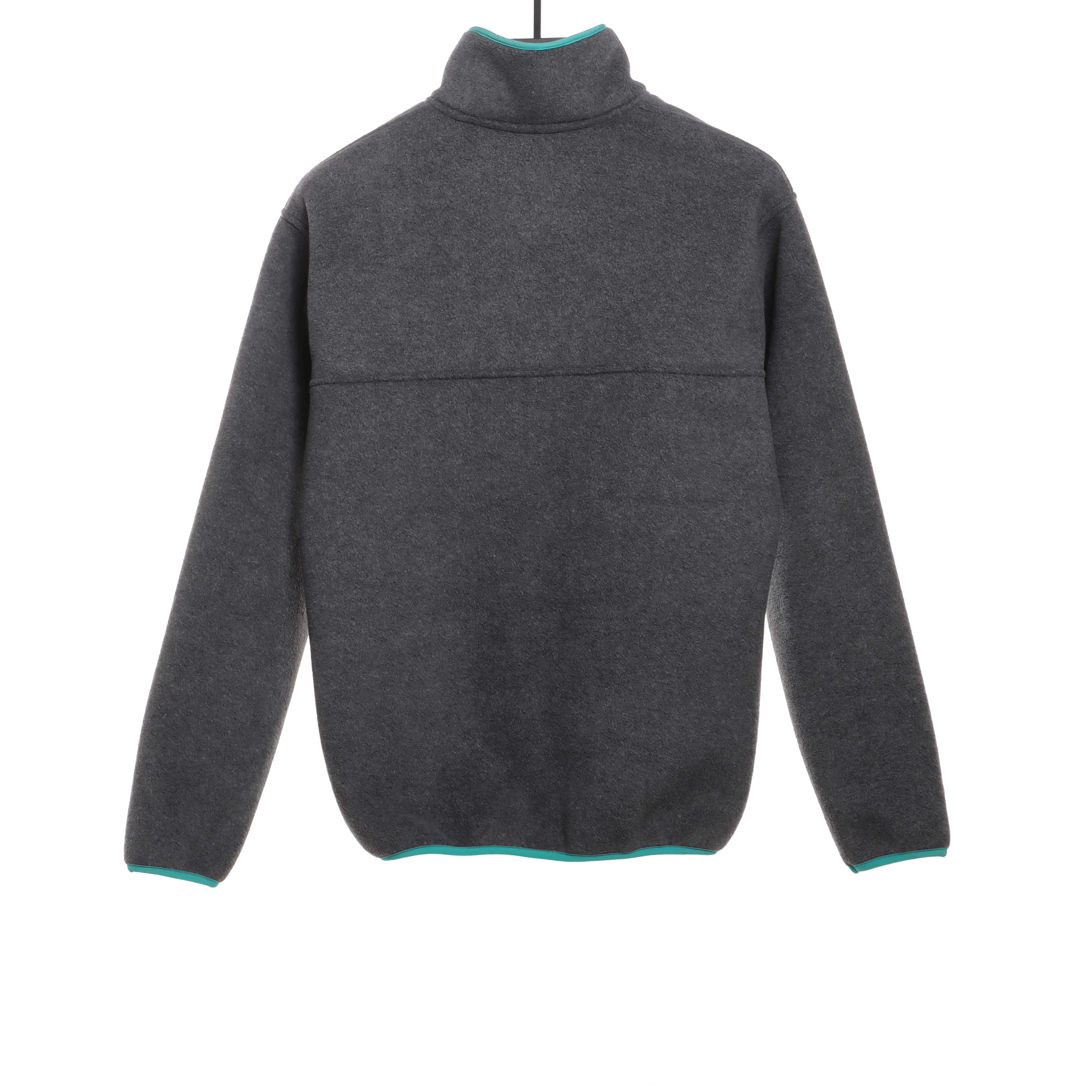 Patagonia Contrast Color Pocket Fleece Grey Green