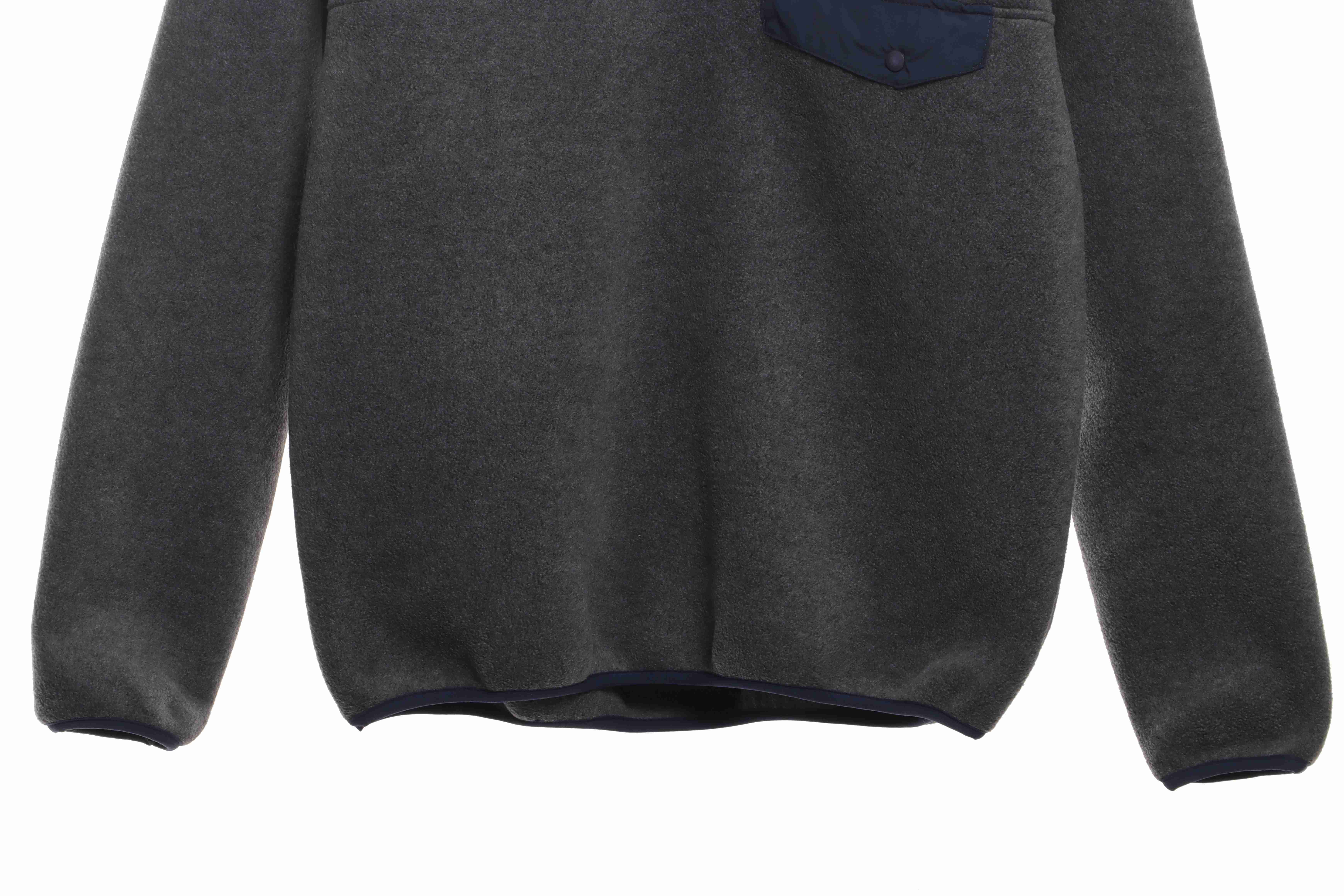 Patagonia Contrast Color Pocket Fleece Grey Purple