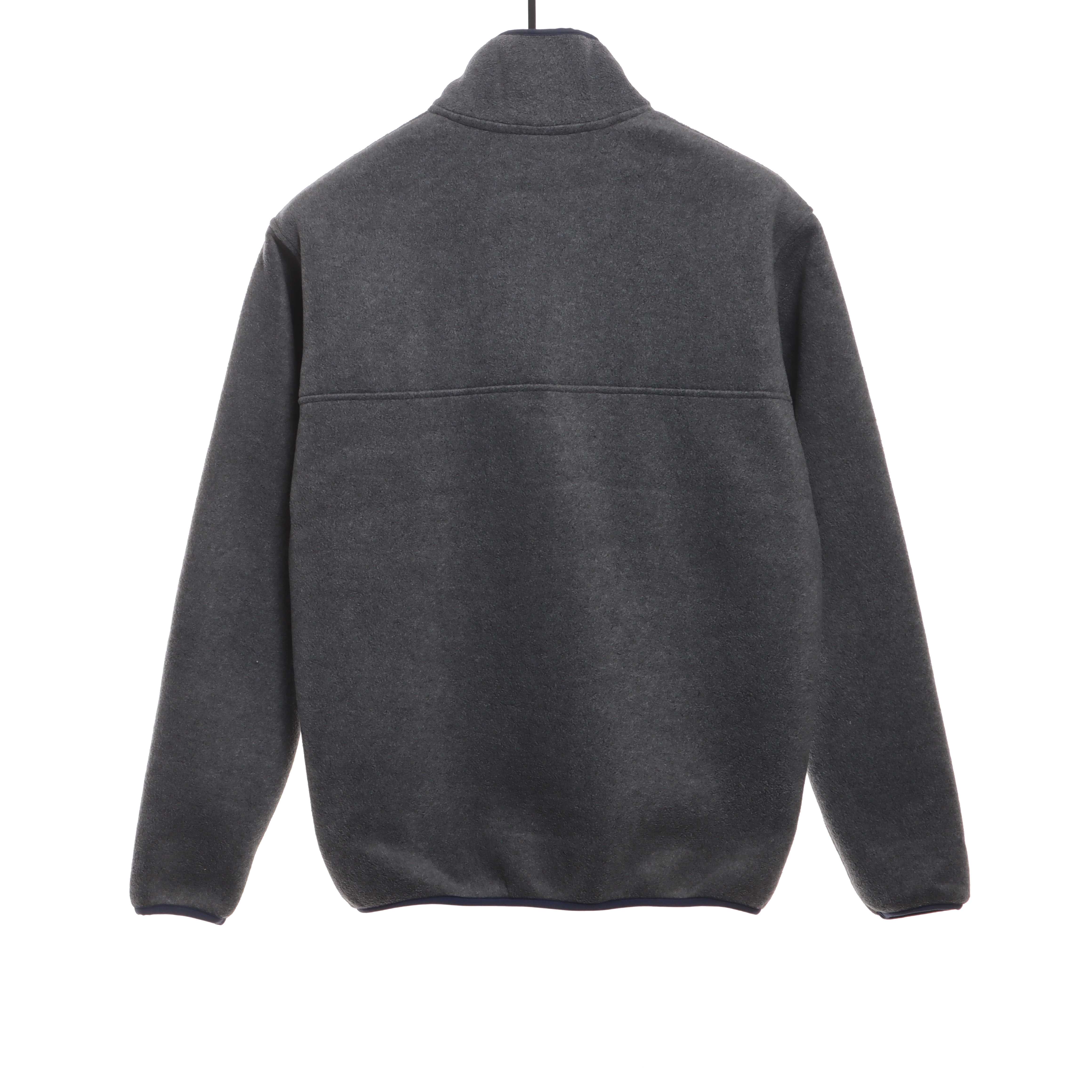 Patagonia Contrast Color Pocket Fleece Grey Purple