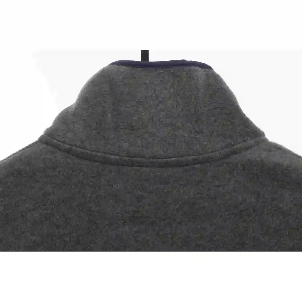 Patagonia Contrast Color Pocket Fleece Grey Purple